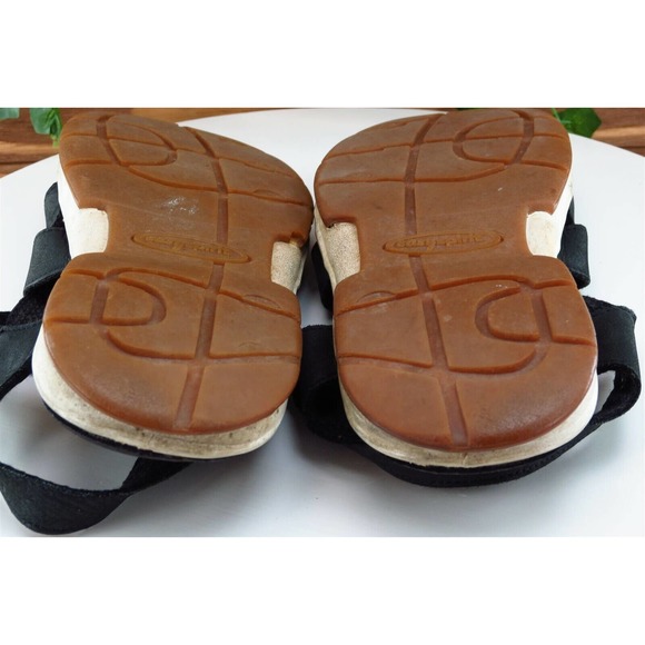 Easy Spirit Sz 8 M Black Gladiator Leather Women Sandals - Picture 6 of 7